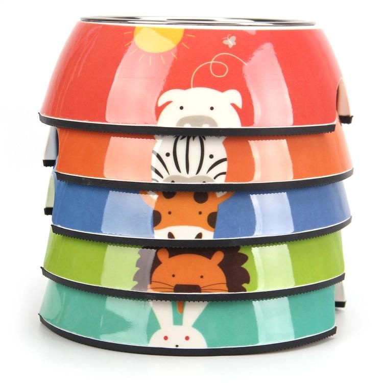 180ml Dog Bowl with Four Colors Stainless Steel Dog Bowl