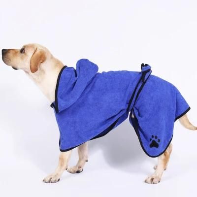 Pet Supplies Towel Microfiber Soft Absorbent Pet Bathrobe