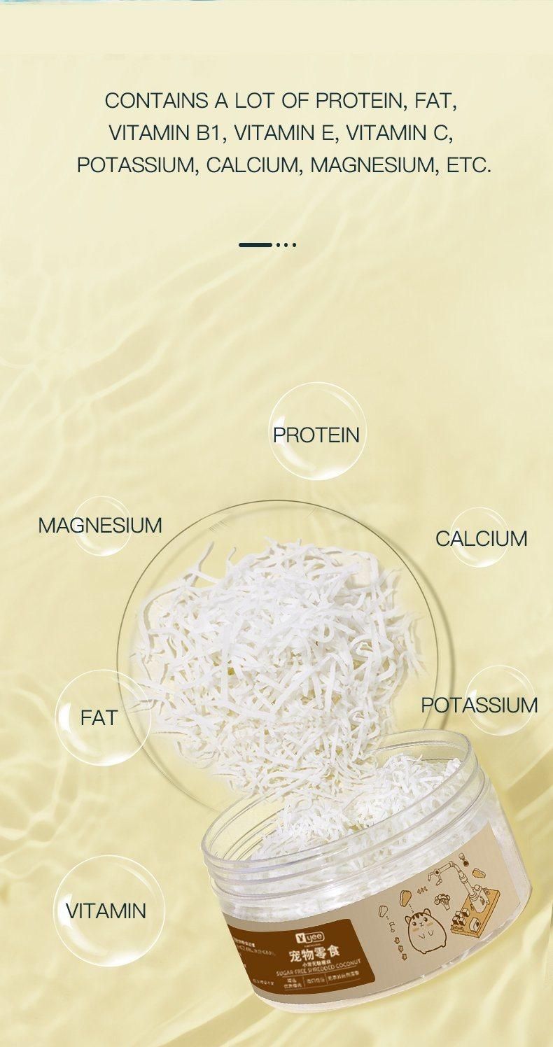 Yee Shredded Coconut No Suger Adding Health Food Small Pet Hamster Snacks
