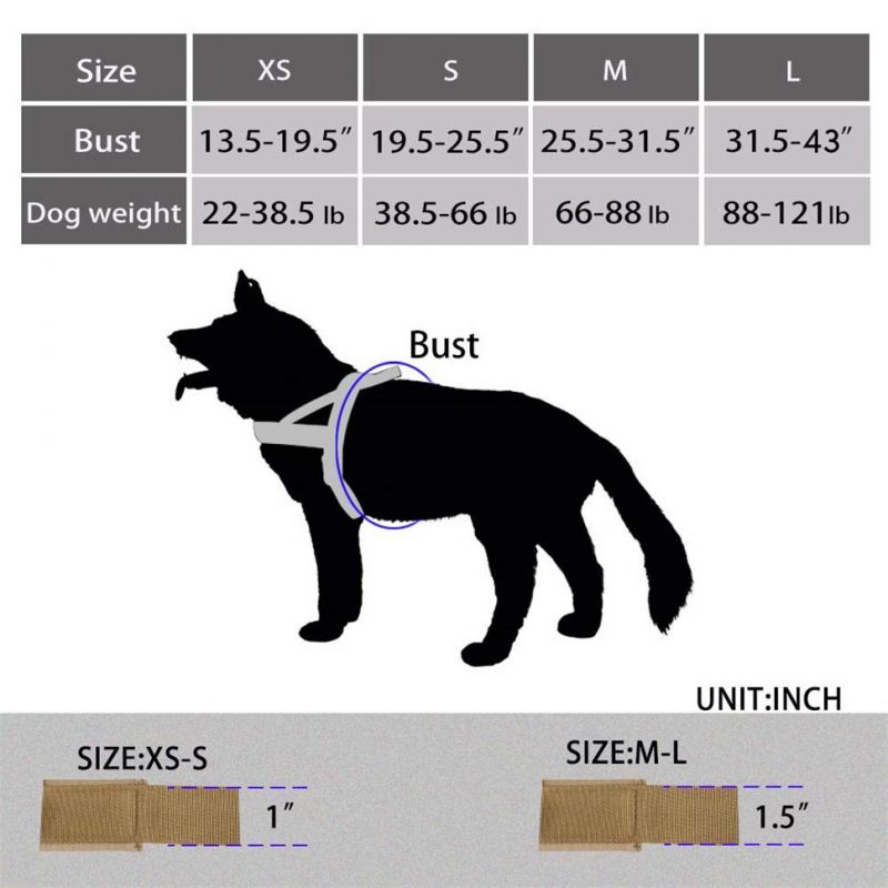 Adjustable Nylon Dog Harness Padded Walking Dog Vest Step-in Dog Harnesses