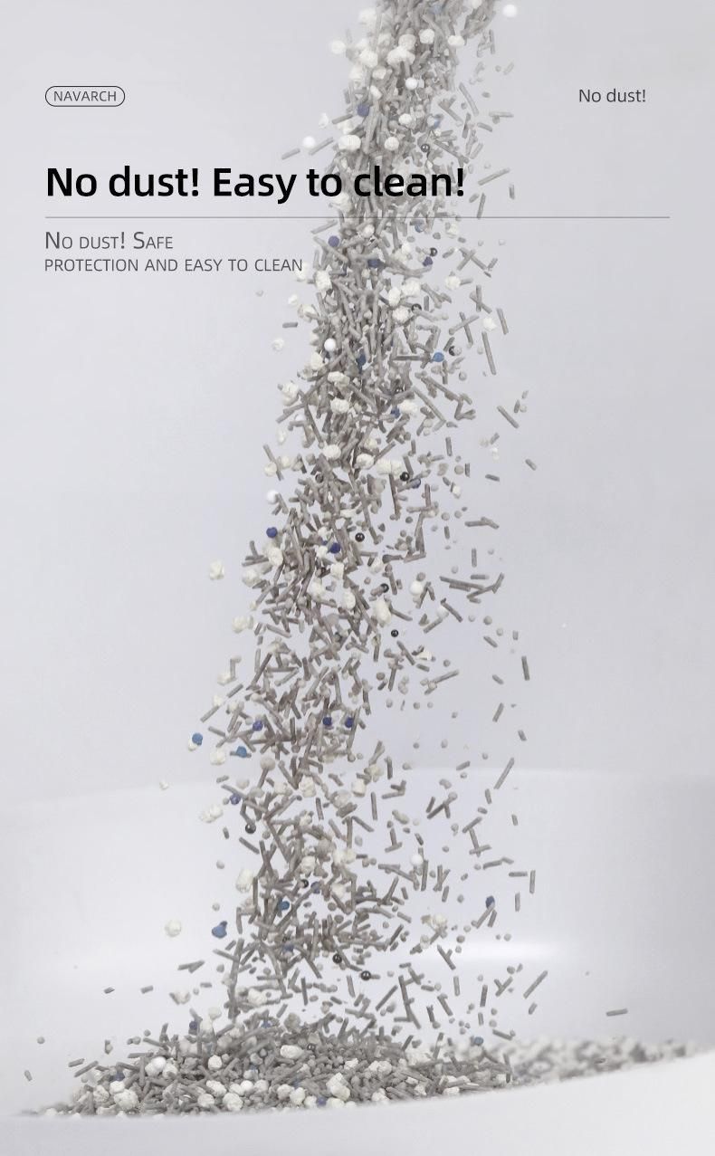 Pet Supply Natural Plant Good Clumping Cat Litter Wholesale White Diamond Cat Litter
