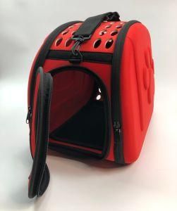 Red Cat Carrier Bag, Pet Products Shoulder Transparent Dog Carrier Accessories Bag for Pet