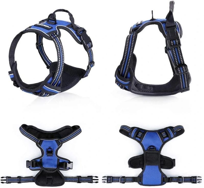 Breathable Mesh Padding Reflective Dog Harness