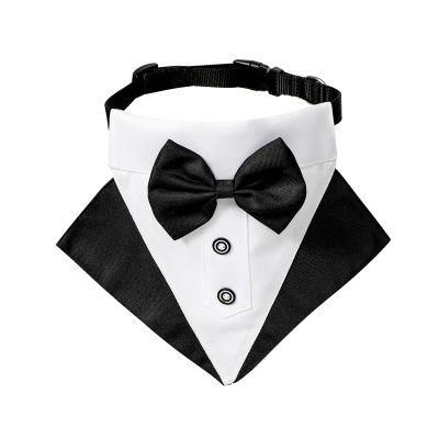 Pet Dog Cats Bandana Gentleman Scarf Bow Tie Collar Bowknot Bowtie Wedding Suit Decoration Dog Grooming Bandanas