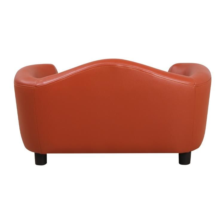 High End Pet Sofa Luxury Pet Bed Soft Velvet and PVC Pet Sofa with Removable Cushion Available with Multicolor