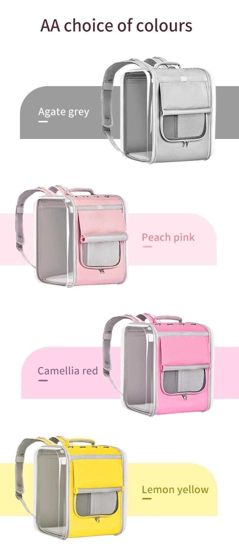 Wholesale Fashion Luxury Breathable Backpack Bag Cat Dog Pet Products
