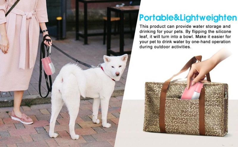 Foldable Dog Water Bottle Portable Dog Water Dispenser for Pet