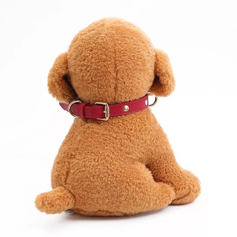 OEM Luxury Soft Padded Real Genuine Leather Dog Collar Best Full Grain Heavy Duty Dog Collar Durable Strong Adjustable Collar