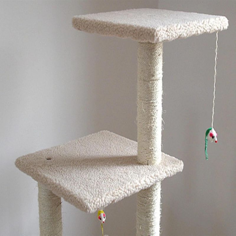 China Customized Design Plush Supplier Furniture Factory Toys Cat Scratcher Tree House Tower