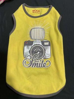Smile Camera Pet Vest Wholesale Dog Clothes Dog Clothes
