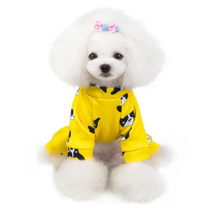 Spring and Summer Pet Accessories New Pet Clothes Spray Paint Shirt Large and Small Dog General Pet Clothes Jacket