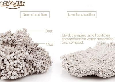 Less Dust Silver Mineral Cat Sand Pet Product