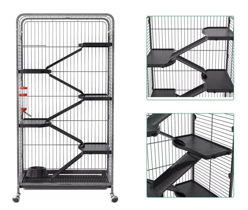 Pet Shop Display Cages Aluminium Wholesale Large Double Pet Cage Hamsters