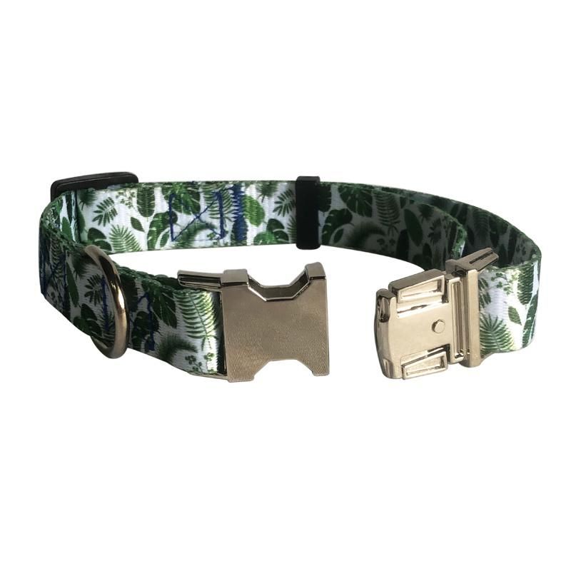 Personalized Polyester Sublimation Dog Collar with Metal Buckle