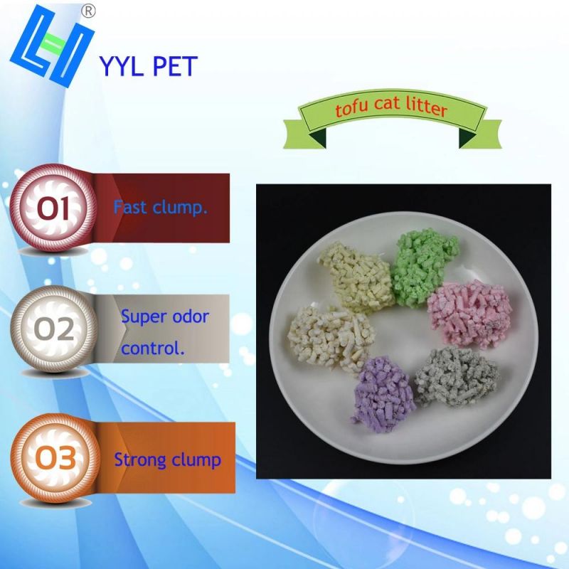 Good Quality Tofu Cat Litter with Odor Control