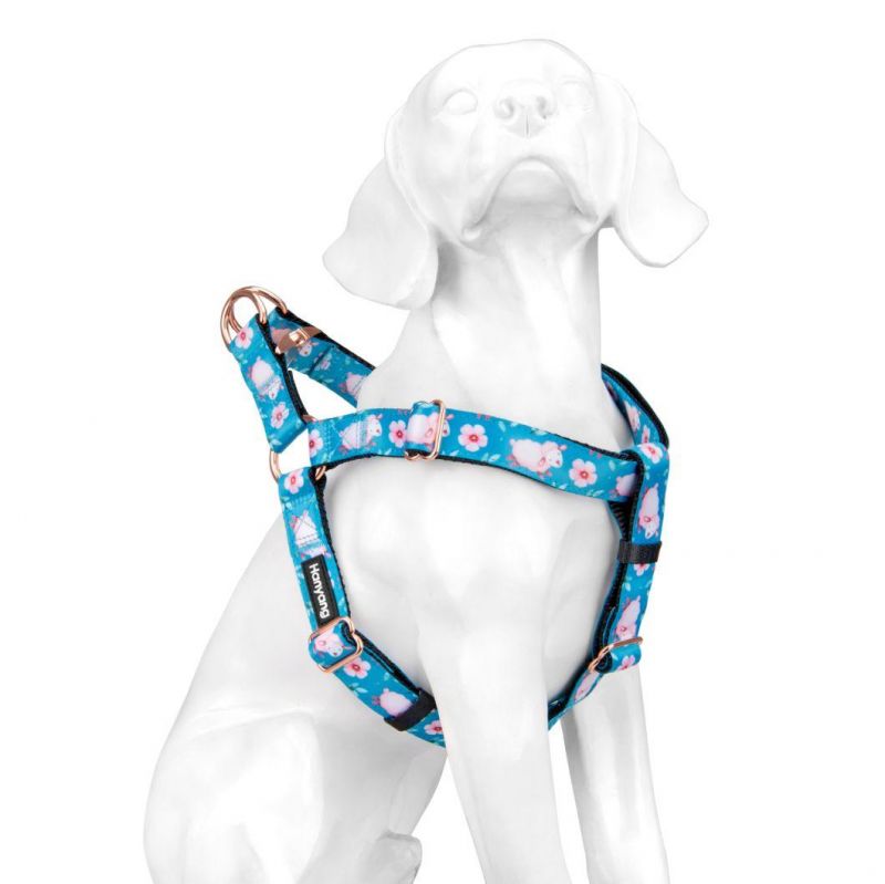 Factory New Style Custom Fashionable Sublimation Polyester Cute Dog Harness