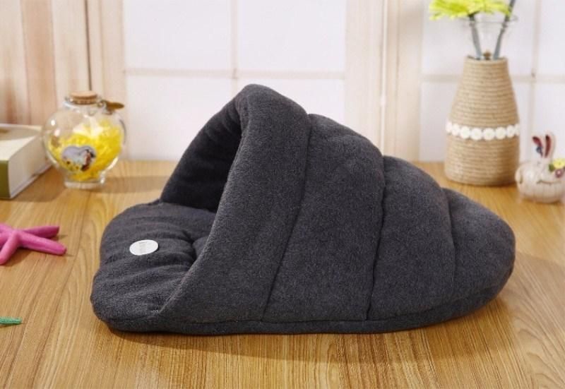 Winter Warm Slippers Style Pet Dog Bed Lovely Soft Suitable Pet House