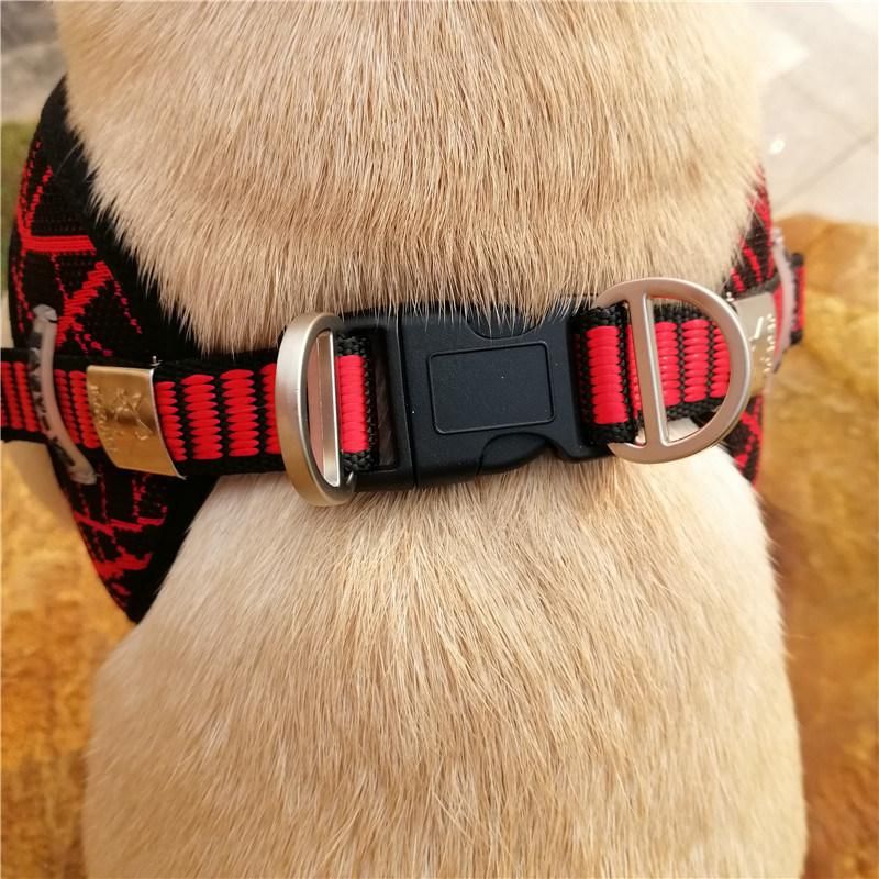 Dog Harness Breathable Mesh No Pull & No Choke Harness Vest for Small Medium Dog Adjustable