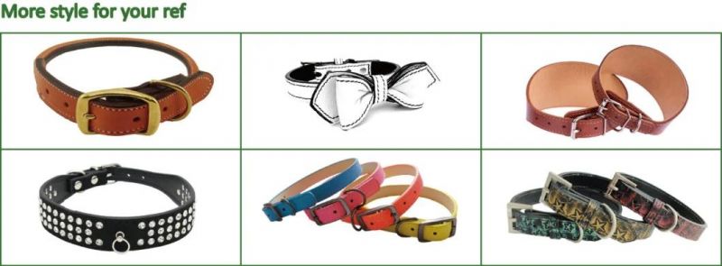 Black Pink Real Leather Best Designer Pet Dog Training Collar