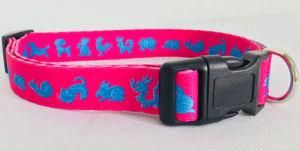 Dog Collar, Pet Collar, Cat Collar, Pattern Collar (art: pink zodiac)