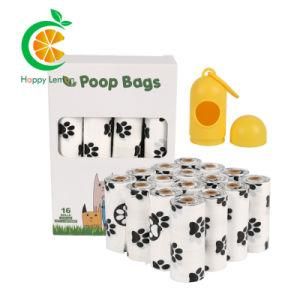 Biodegradable Material Pet Waste Bags Dog Poop Bags Plastic Bag with Customized Logo