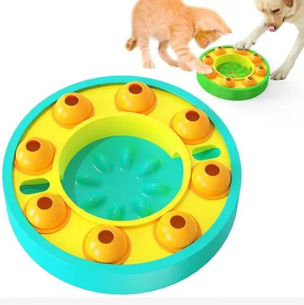 Amazon′ S New Pet Toy, Dog Food Wheel, Anti-Choking Food Set, Dog Bowl Pet Training Toy Cat Dog Bowl