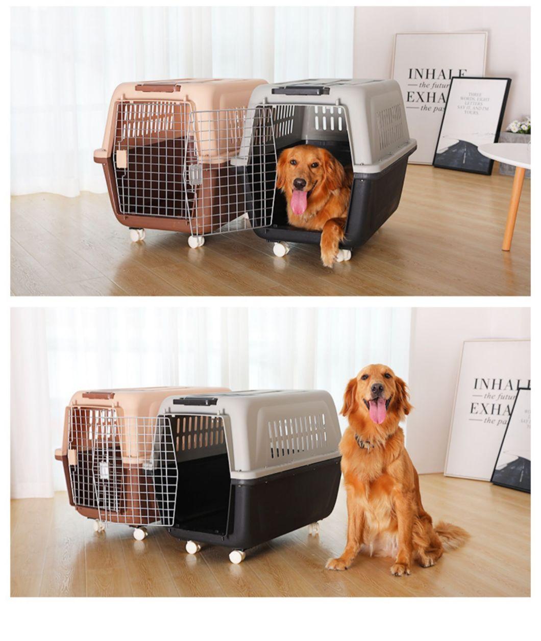 Customize OEM ODM Eco-Friendly Air Transport Plastic Cage Outdoor Pet Carrier