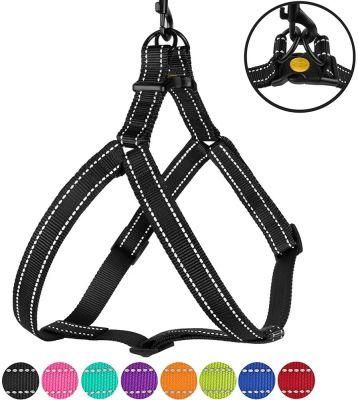 Black Color Reflective Dog Harness Step in for Small Medium Large Dog