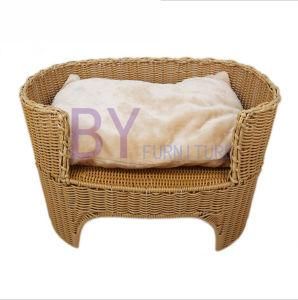 Hand Weaving Pet Kennel with Flannelette Cushion