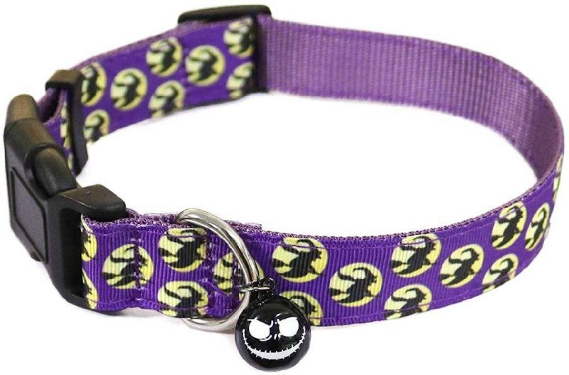 Pet Christmas Cat Dog Collar with Bow Tie for Adjustable 100% Cotton Nylon