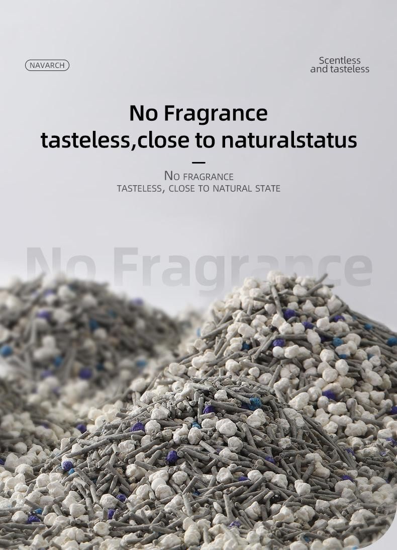 Wholesale Factory Supplier Pet Cleaning Crystal No Dust Odor Control White Diamond Cat Litter