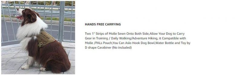 Cool Looking 100% Nylon Webbing Durable Large Dog Harness