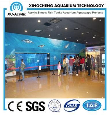 Customized Clear Acrylic Material Acrylic Sea World Project