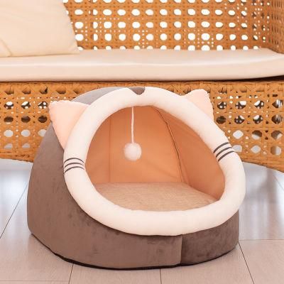 Cat&prime;s Nest Super Soft Warm Cat Plush Cushions Wholesale Cute Supplies Cartoon Pet House