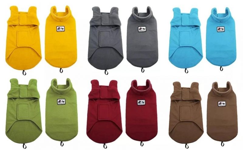 Stretch Fleece Vest Dog Sweater /Warm Pullover Fleece Dog Jacket /Winter Pet Dog Clothes