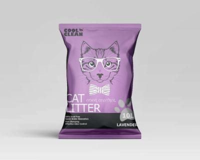 1-3.5mm Ball Shape White Bentonite Cat Litter with Scents