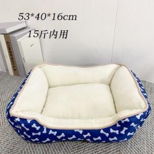 Pet Bed Velvet Dog Bed Color Soft and Warm Large to Small Size Modern Style