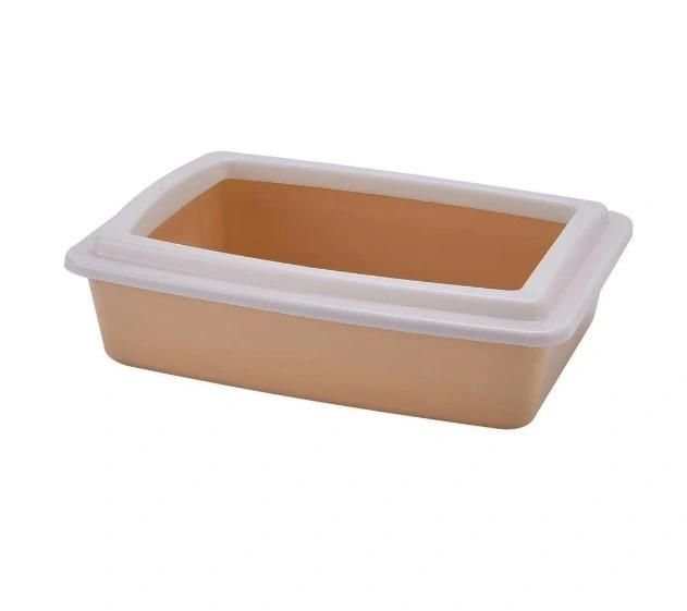 Cheap Candy Color Cat Litter Box Toilet Cat Litter Box Plastic Scoop Free Cat Litter Box