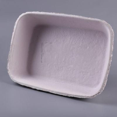 Hot Sale Biodegradable Recycle Disposable Rectangle Paper Pulp Cat Litter Tray Box