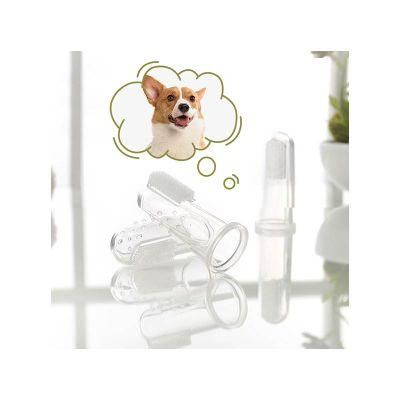Classic Style Handleless Toothbrush BPA Free Silicone Pet Toothbrush Toy
