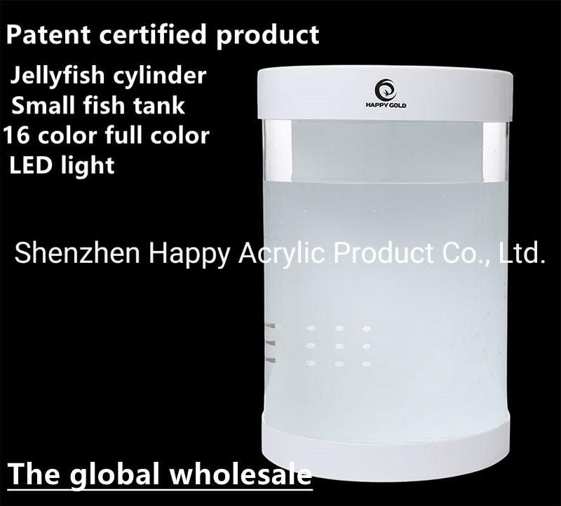 Factory Direct Acrylic Aquarium Tank, Aquarium Tank, Aquarium Supplies, Acrylic Jellyfish Tank, Jellyfish Lamp, Desktop Fish Tank, Small Fish Tank, Round Jellyf