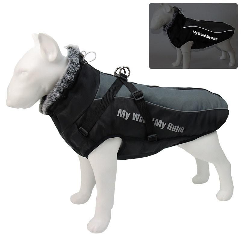 out Door Pet Jacket Windproof Warm Dog Clothes