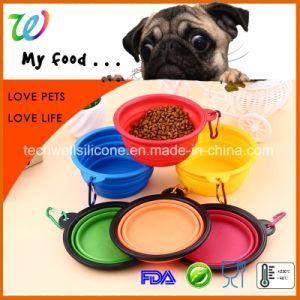 Collapsible Silicone Cat Pet Dog Food Feeding Bowl