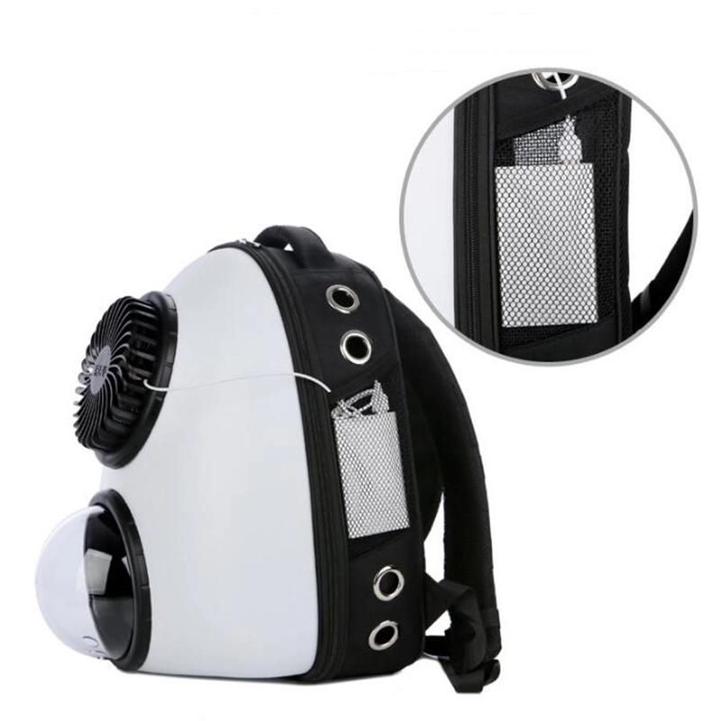 Space Pet Backpack Fashion Outdoor Travel Cat Backpack with Fan