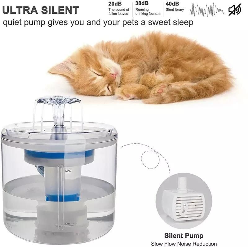 Delicate Spherical Portable Pet Plastic Water Dispenser with Filter