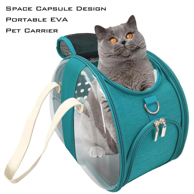 Wholesale Transparent Breathable Portable Travel Dog Cat Bag Pet Carrier Mokofuwa