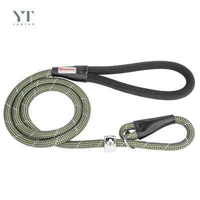 Custom Training Nylon Running Rope Reflective Tactical Dog Leash Rope Lead