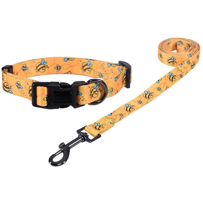 Soft Durable Eco Friendly Dog Training Collar Custom Personalized Design Strong Pet Dog Collar and Leash