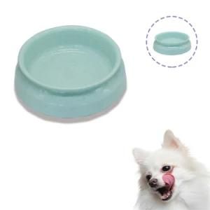 Factory Sale Pet Bowl Candy Color Pet Feeding Bowl Round Shape Pet Feeder