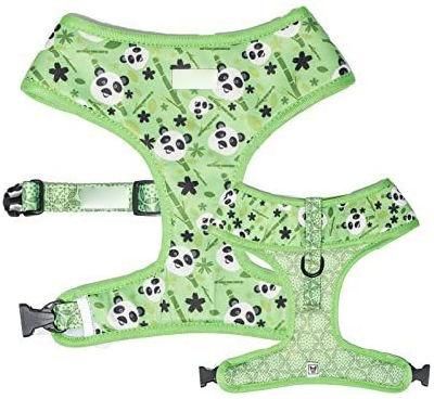 Reversible Dog Harness - Reversible, Comfortable, Adjustable, Easy to Clean - Fits Bulldogs, Pugs, and Other Dog Breeds